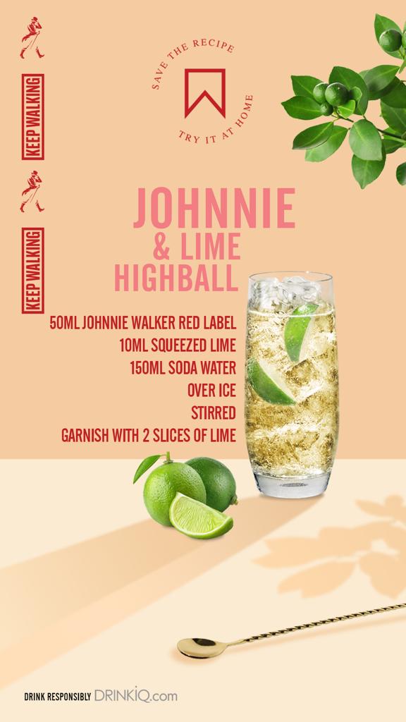Johnnie Lime Highball
