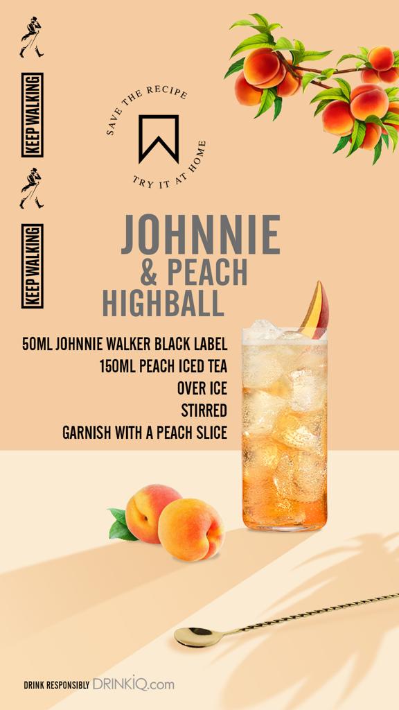 Johnnie Peach Highball